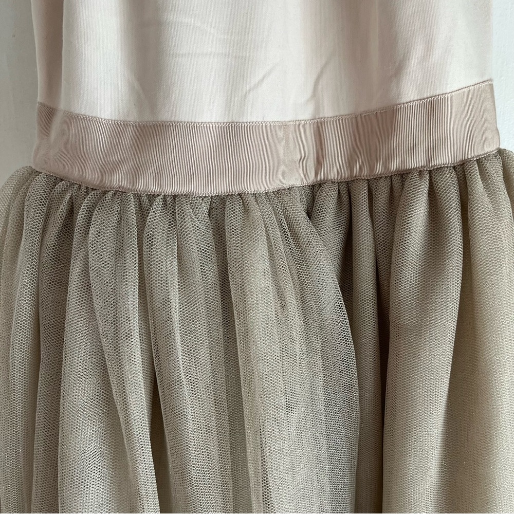 NWT Elizabeth and James Sparkle Aneko Metallic Tulle Midi Dress Size 00 - Picture 7 of 15